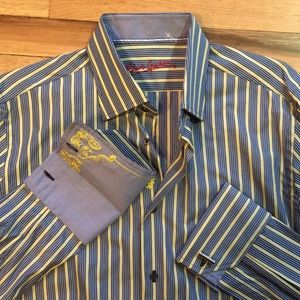 Robert Graham French cuff with Cuff Links Large